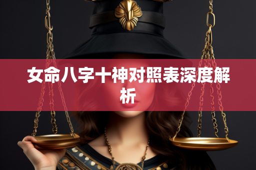 女命八字十神对照表深度解析