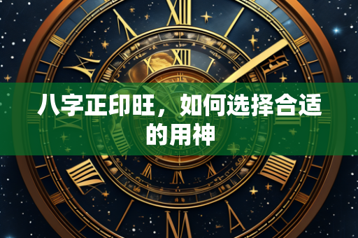 八字正印旺，如何选择合适的用神