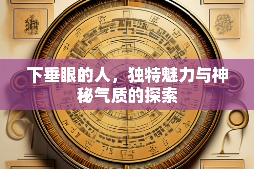 下垂眼的人，独特魅力与神秘气质的探索