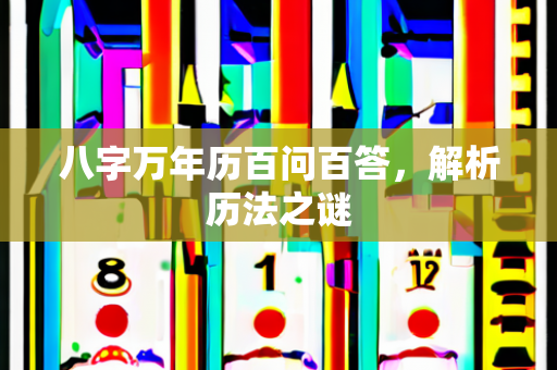 八字万年历百问百答，解析历法之谜