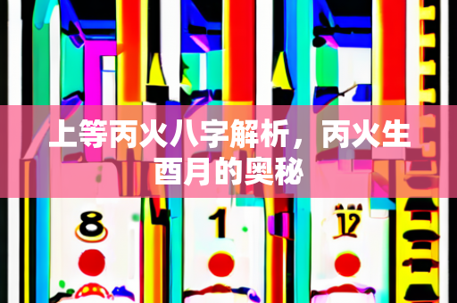 上等丙火八字解析，丙火生酉月的奥秘