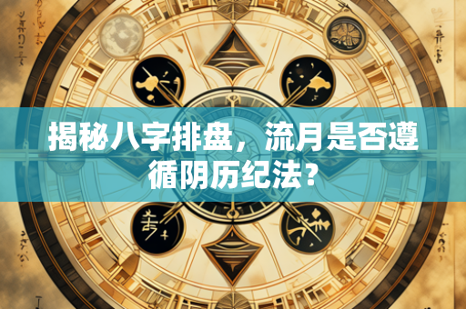 揭秘八字排盘，流月是否遵循阴历纪法？