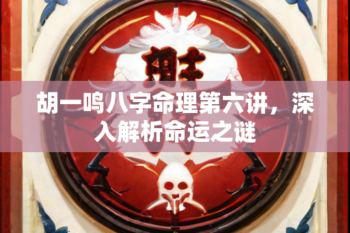 胡一鸣八字命理第六讲，深入解析命运之谜