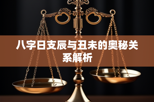 八字日支辰与丑未的奥秘关系解析