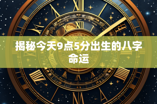 揭秘今天9点5分出生的八字命运